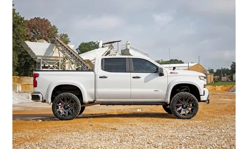 Расширители колёсных арок SF1, цвет GAZ Summit White, Chevrolet Silverado 1500 (2019–2026), Rough Country — фото 6