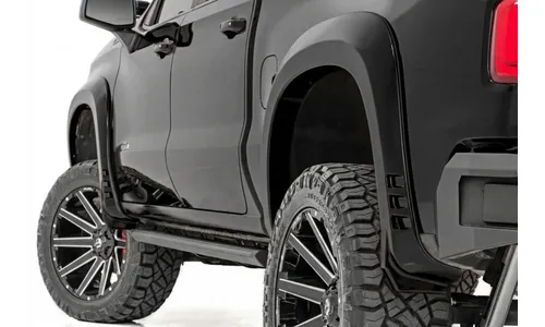 Расширители колёсных арок SF1, цвет GBA Black, Chevrolet Silverado 1500 (2019–2026), Rough Country — фото 1