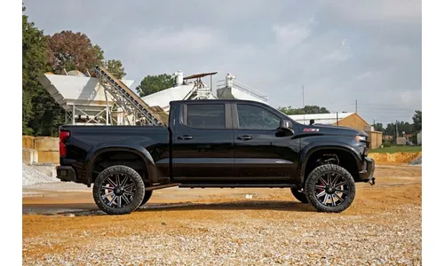 Расширители колёсных арок SF1, цвет GBA Black, Chevrolet Silverado 1500 (2019–2026), Rough Country — фото 6