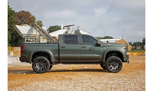 Расширители колёсных арок SF1, цвет GBD Cypress Gray, Chevrolet Silverado 1500 (2019–2026), Rough Country — фото 6