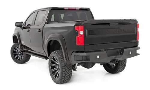Расширители колёсных арок SF1, цвет GB8 Mosaic Black Pearl, Chevrolet Silverado 1500 (2019–2026), Rough Country — фото 3