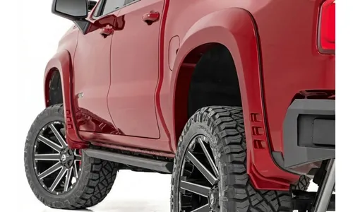 Расширители колёсных арок SF1, цвет GCN Victory Red, Chevrolet Silverado 1500 (2019–2026), Rough Country — фото 1