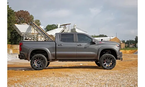 Расширители колёсных арок SF1, цвет GJI Shadow Gray, Chevrolet Silverado 1500 (2019–2026), Rough Country — фото 6