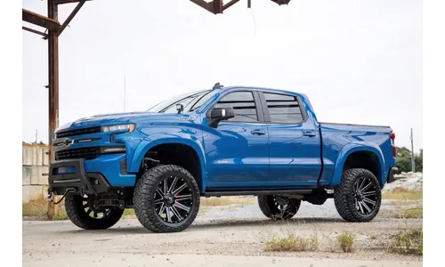 Расширители колёсных арок SF1, цвет GJV Riptide Blue, Chevrolet Silverado 1500 (2019–2026), Rough Country — фото 5