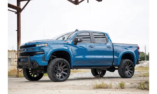 Расширители колёсных арок SF1, цвет GLT Glacier Blue, Chevrolet Silverado 1500 (2019–2026), Rough Country — фото 5