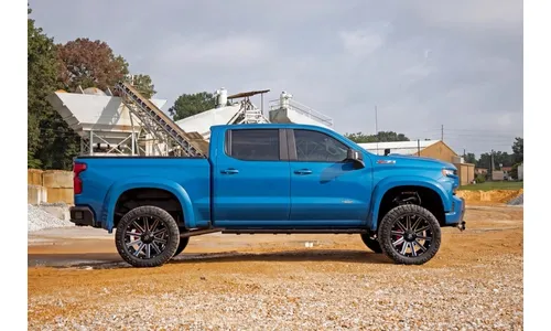 Расширители колёсных арок SF1, цвет GLT Glacier Blue, Chevrolet Silverado 1500 (2019–2026), Rough Country — фото 6