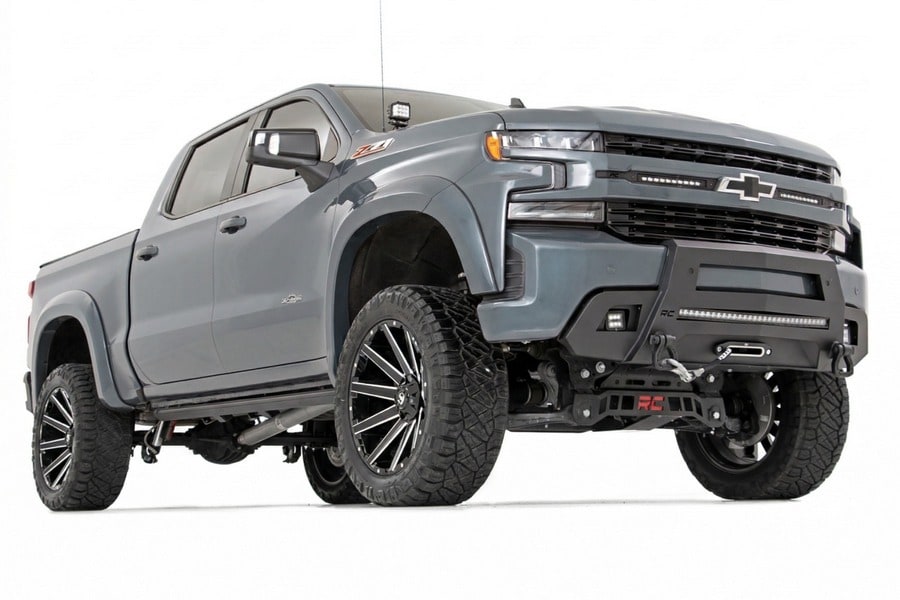 Расширители колёсных арок SF1, цвет GNO Slate Gray, Chevrolet Silverado 1500 (2019–2026), Rough Country — фото 2