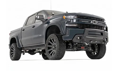 Расширители колёсных арок SF1, цвет GPA Graphite, Chevrolet Silverado 1500 (2019–2026), Rough Country — фото 2