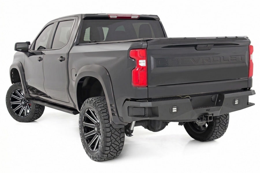 Расширители колёсных арок SF1, цвет GPA Graphite, Chevrolet Silverado 1500 (2019–2026), Rough Country — фото 3