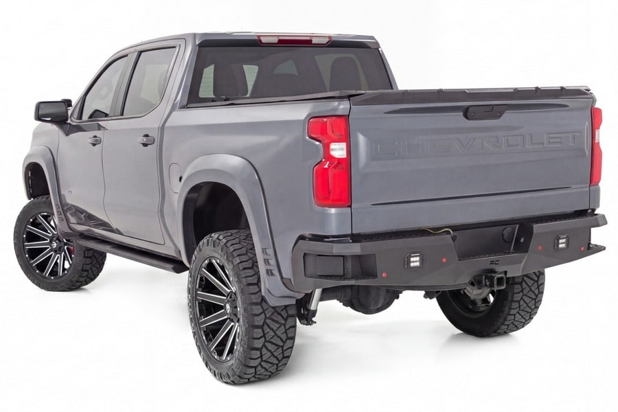 Расширители колёсных арок SF1, цвет GXD Sterling Gray Metallic, Chevrolet Silverado 1500 (2019–2026), Rough Country — фото 3