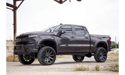 Расширители колёсных арок SF1, цвет GXD Sterling Gray Metallic, Chevrolet Silverado 1500 (2019–2026), Rough Country — фото 5