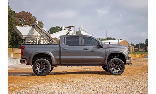 Расширители колёсных арок SF1, цвет GXD Sterling Gray Metallic, Chevrolet Silverado 1500 (2019–2026), Rough Country — фото 6