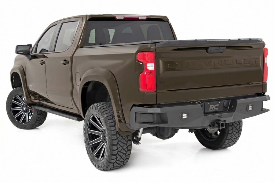 Расширители колёсных арок SF1, цвет GXN Deep Bronze, Chevrolet Silverado 1500 (2019–2026), Rough Country — фото 3