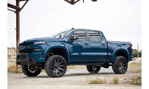 Расширители колёсных арок SF1, цвет GXP Lakeshore Blue, Chevrolet Silverado 1500 (2019–2026), Rough Country — фото 5