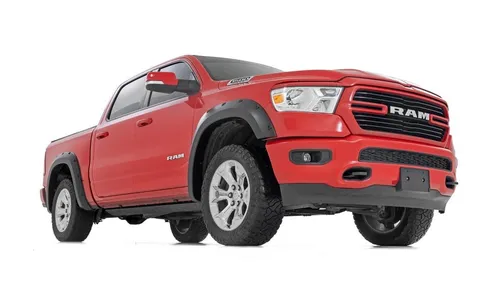 Расширители колёсных арок Pocket, цвет PBJ Hydro Blue, RAM 1500 DT, Rough Country — фото 3