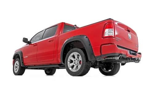 Расширители колёсных арок Pocket, цвет PSC Billet Silver, RAM 1500 DT, Rough Country — фото 2