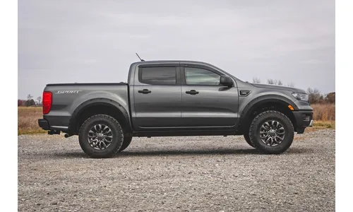 Расширители колёсных арок Pocket, грузовая платформа 1 524 мм (5 футов), цвет JS Iconic Silver, Ford Ranger T6, Rough Country — фото 4