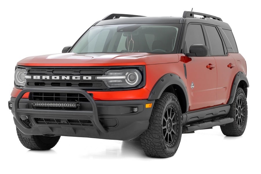 Расширители колёсных арок Pocket, цвет JS Iconic Silver, Ford Bronco Sport (2021–2026), Rough Country — фото 3
