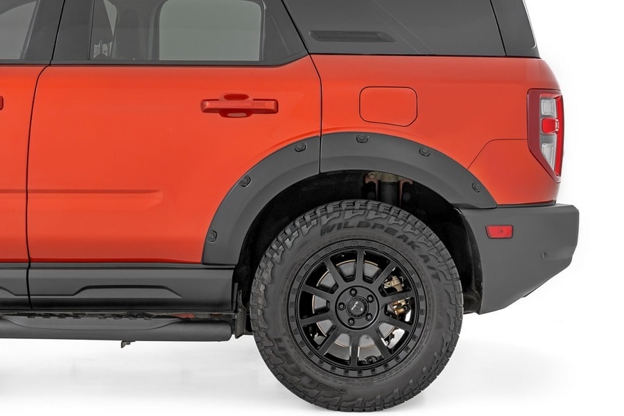 Расширители колёсных арок Pocket, цвет JS Iconic Silver, Ford Bronco Sport (2021–2026), Rough Country — фото 5
