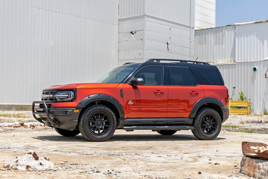Расширители колёсных арок Pocket, цвет JS Iconic Silver, Ford Bronco Sport (2021–2026), Rough Country — фото 7