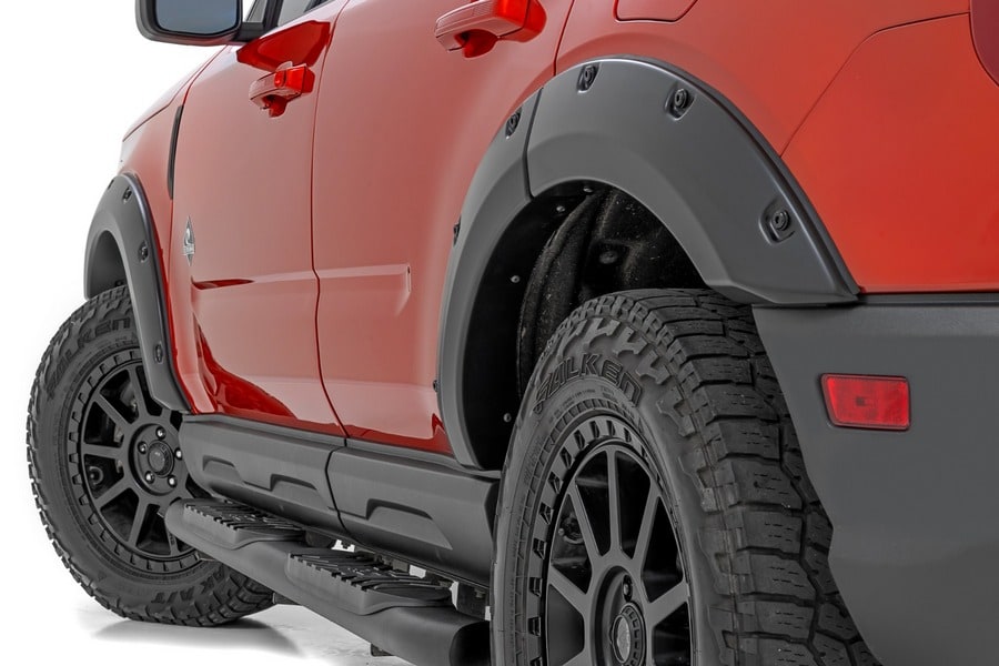 Расширители колёсных арок Pocket, цвет M7 Carbonized Gray, Ford Bronco Sport (2021–2026), Rough Country — фото 2