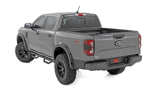 Расширители колёсных арок Pocket, цвет E7 Velocity Blue, Ford Ranger T6.2, Rough Country — фото 3
