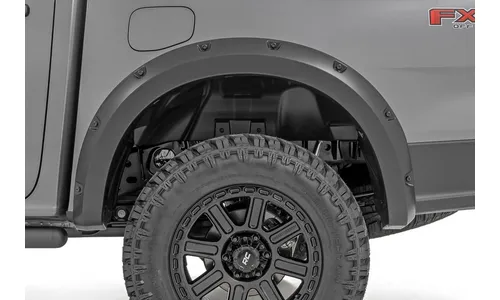 Расширители колёсных арок Pocket, цвет E7 Velocity Blue, Ford Ranger T6.2, Rough Country — фото 5