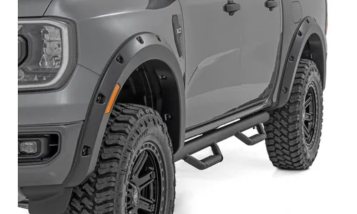 Расширители колёсных арок Pocket, цвет E7 Velocity Blue, Ford Ranger T6.2, Rough Country — фото 6