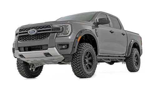 Расширители колёсных арок Pocket, цвет NE Cactus Gray, Ford Ranger T6.2, Rough Country — фото 7