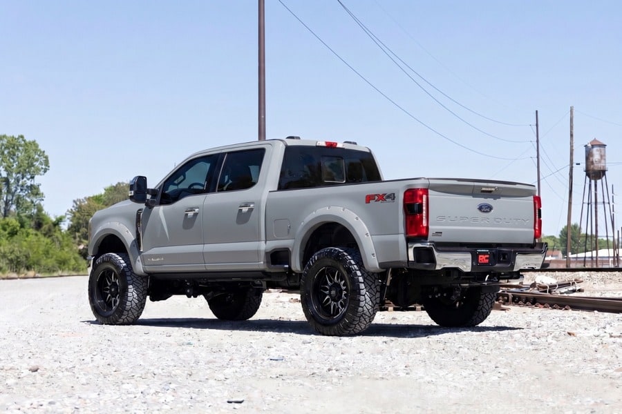 Расширители колёсных арок Pocket, цвет DR Avalanche Gray, Rough Country — фото 7
