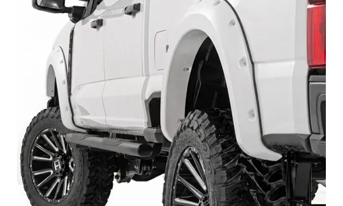 Расширители колёсных арок Pocket, цвет YZ Oxford White, Rough Country — фото 1