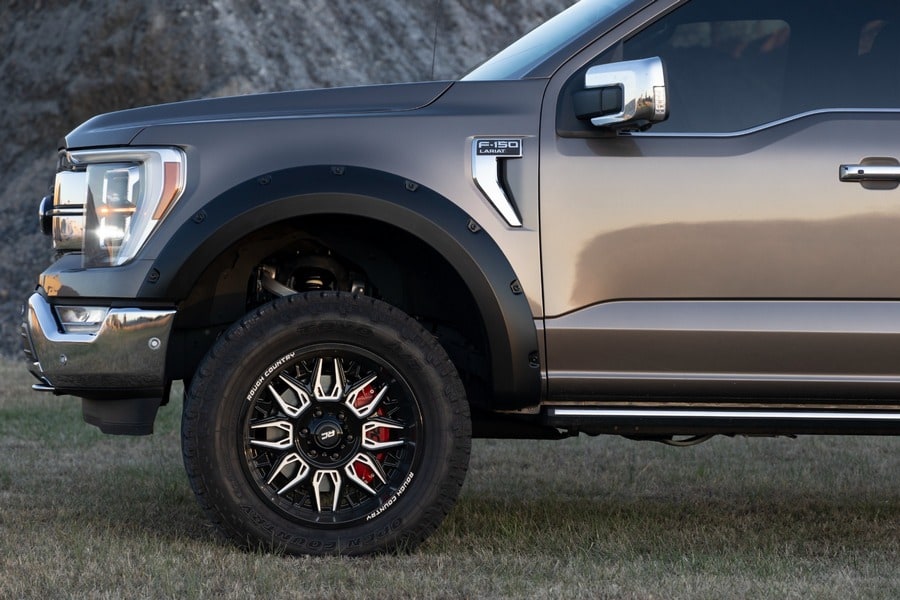 Расширители колёсных арок Pocket, цвет DB Shelter Green, Ford F-150 (2021–2026), Rough Country — фото 7