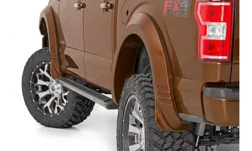 Расширители колёсных арок SF1, цвет H5 Caribou, Ford F-150 (2015–2017), Rough Country — фото 1