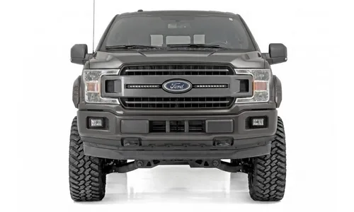Расширители колёсных арок SF1, цвет J7 Magnetic Gray, Ford F-150 (2015–2017), Rough Country — фото 4
