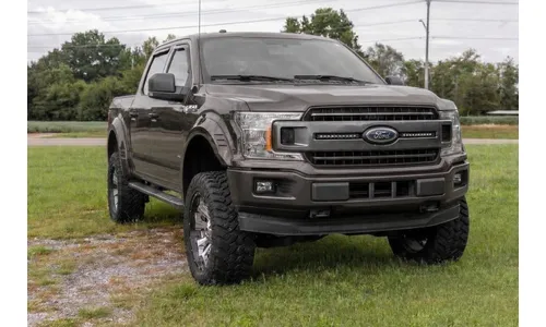 Расширители колёсных арок SF1, цвет J7 Magnetic Gray, Ford F-150 (2015–2017), Rough Country — фото 7