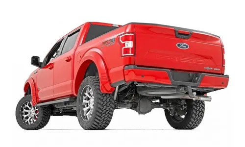 Расширители колёсных арок SF1, цвет PQ Race Red, Ford F-150 (2015–2017), Rough Country — фото 3