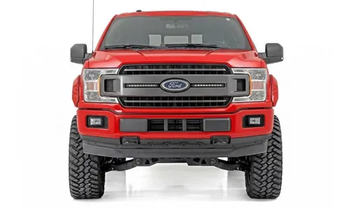 Расширители колёсных арок SF1, цвет PQ Race Red, Ford F-150 (2015–2017), Rough Country — фото 4
