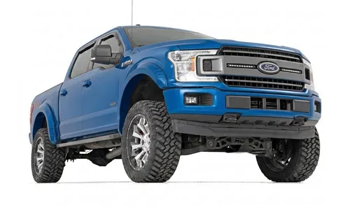 Расширители колёсных арок SF1, цвет SZ Blue Flame, Ford F-150 (2015–2017), Rough Country — фото 2