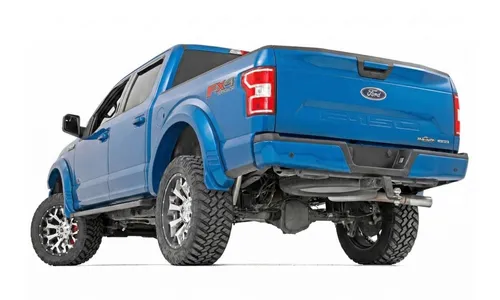 Расширители колёсных арок SF1, цвет SZ Blue Flame, Ford F-150 (2015–2017), Rough Country — фото 3