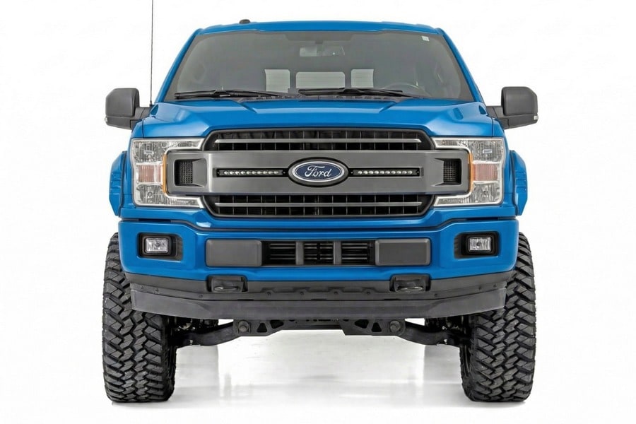 Расширители колёсных арок SF1, цвет SZ Blue Flame, Ford F-150 (2015–2017), Rough Country — фото 4