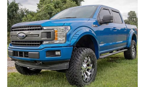 Расширители колёсных арок SF1, цвет SZ Blue Flame, Ford F-150 (2015–2017), Rough Country — фото 6