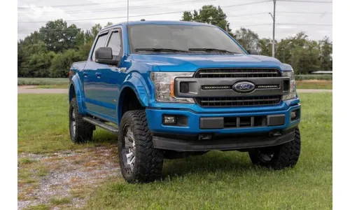 Расширители колёсных арок SF1, цвет SZ Blue Flame, Ford F-150 (2015–2017), Rough Country — фото 7