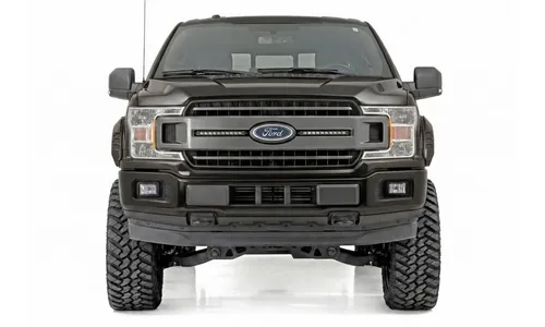 Расширители колёсных арок SF1, цвет TB Real Steel, Ford F-150 (2015–2017), Rough Country — фото 4