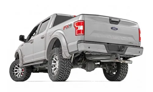 Расширители колёсных арок SF1, цвет UX Ingot Silver Metallic, Ford F-150 (2015–2017), Rough Country — фото 3