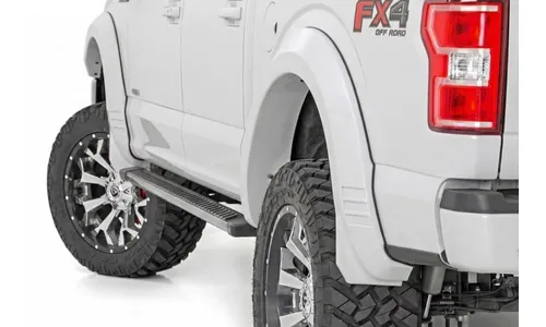 Расширители колёсных арок SF1, цвет YZ Oxford White, Ford F-150 (2015–2017), Rough Country — фото 1