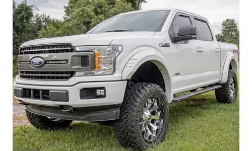 Расширители колёсных арок SF1, цвет YZ Oxford White, Ford F-150 (2015–2017), Rough Country — фото 7
