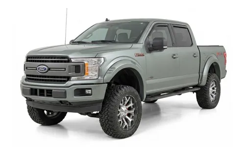 Расширители колёсных арок SF1, цвет BN Silver Spruce, Ford F-150 (2018–2020), Rough Country — фото 2