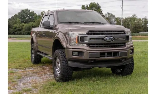 Расширители колёсных арок SF1, цвет D1 Stone Gray, Ford F-150 (2018–2020), Rough Country — фото 7