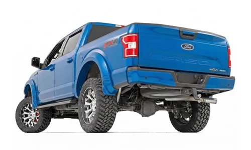 Расширители колёсных арок SF1, цвет E7 Velocity Blue, Ford F-150 (2018–2020), Rough Country — фото 3
