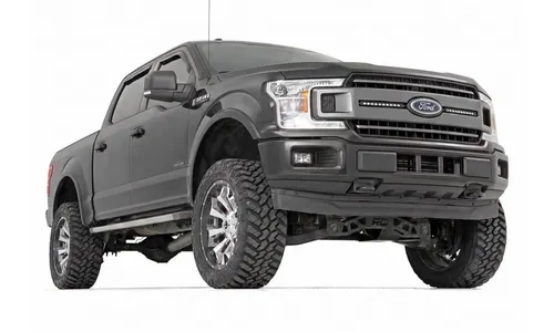 Расширители колёсных арок SF1, цвет J7 Magnetic Gray, Ford F-150 (2018–2020), Rough Country — фото 2